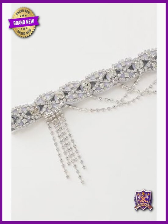 1920s Flapper Headpiece Roaring 20s Headband Chain Hair Accessory main image 6